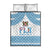 Custom Fiji Tapa Football Quilt Bed Set Go Bula Boy!