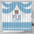 Custom Fiji Tapa Football Shower Curtain Go Bula Boy!