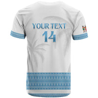 Custom Fiji Tapa Football T Shirt Go Bula Boy!