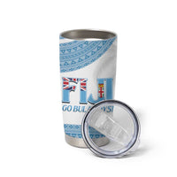 Custom Fiji Tapa Football Tumbler Cup Go Bula Boy!