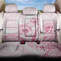 Pink White Polynesia Floral Sea Turtle Back Car Seat Cover - Polynesian Pride