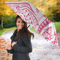 Pink White Polynesia Floral Sea Turtle Umbrella LT14 - Polynesian Pride