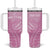 Custom New Zealand Silver Fern Rugby 2025 Tumbler With Handle All Black Aotearoa Maori Pink