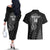 Custom New Zealand Silver Fern Rugby 2025 Couples Matching Off The Shoulder Long Sleeve Dress and Hawaiian Shirt Go Champions Aotearoa Maori Black