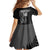 Custom New Zealand Silver Fern Rugby 2025 Kid Short Sleeve Dress Go Champions Aotearoa Maori Black
