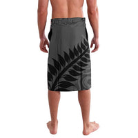 Custom New Zealand Silver Fern Rugby 2025 Lavalava Go Champions Aotearoa Maori Black
