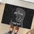 Custom New Zealand Silver Fern Rugby 2025 Rubber Doormat Go Champions Aotearoa Maori Black