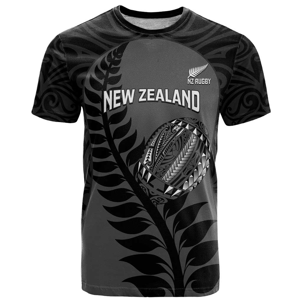 New Zealand T Shirt with Silver Fern - Polynesian Pride