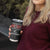 Custom New Zealand Silver Fern Rugby Tumbler Cup All Black Maori Taniko Pattern