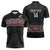 Custom New Zealand Silver Fern Rugby Zipper Polo Shirt All Black Maori Taniko Pattern - Polynesian Pride
