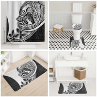 Philippines Eagle Sun Bathroom Set Filipino Agila Polynesian Tattoo Black Color LT14 - Polynesian Pride