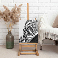 Philippines Eagle Sun Canvas Wall Art Filipino Agila Polynesian Tattoo Black Color