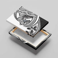 Philippines Eagle Sun Canvas Wall Art Filipino Agila Polynesian Tattoo Black Color