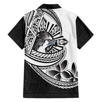 Philippines Eagle Sun Family Matching Puletasi and Hawaiian Shirt Filipino Agila Polynesian Tattoo Black Color