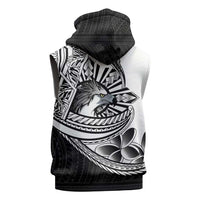 Philippines Eagle Sun Sleeveless Hoodie Filipino Agila Polynesian Tattoo Black Color LT14 - Polynesian Pride
