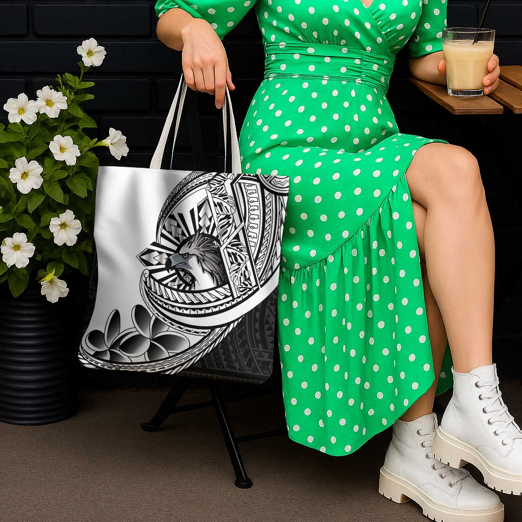 Philippines Eagle Sun Tote Bag Filipino Agila Polynesian Tattoo Black Color LT14 - Polynesian Pride