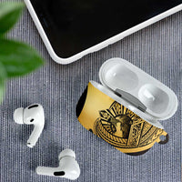 Philippines Eagle Sun AirPods Case Filipino Agila Polynesian Tattoo Gold Color