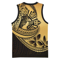 Philippines Eagle Sun Basketball Jersey Filipino Agila Polynesian Tattoo Gold Color