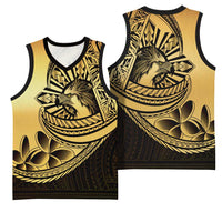 Philippines Eagle Sun Basketball Jersey Filipino Agila Polynesian Tattoo Gold Color