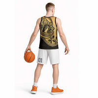 Philippines Eagle Sun Basketball Jersey Filipino Agila Polynesian Tattoo Gold Color