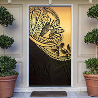 Philippines Eagle Sun Door Cover Filipino Agila Polynesian Tattoo Gold Color