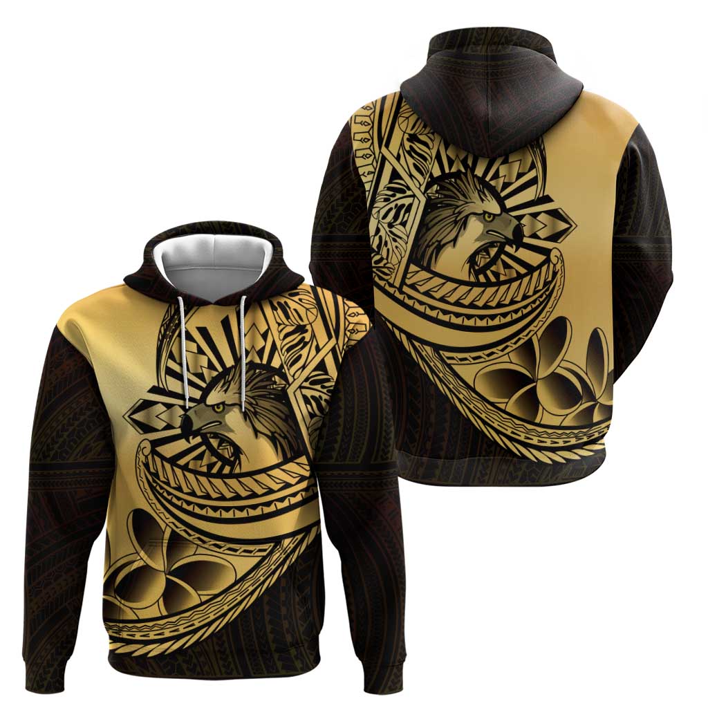 Philippines Eagle Sun Hoodie Filipino Agila Polynesian Tattoo Gold Color LT14 - Polynesian Pride
