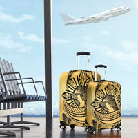Philippines Eagle Sun Luggage Cover Filipino Agila Polynesian Tattoo Gold Color LT14 - Polynesian Pride