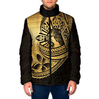 Philippines Eagle Sun Padded Jacket Filipino Agila Polynesian Tattoo Gold Color LT14 Men Gold - Polynesian Pride