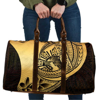 Philippines Eagle Sun Travel Bag Filipino Agila Polynesian Tattoo Gold Color