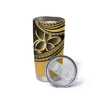 Philippines Eagle Sun Tumbler Cup Filipino Agila Polynesian Tattoo Gold Color