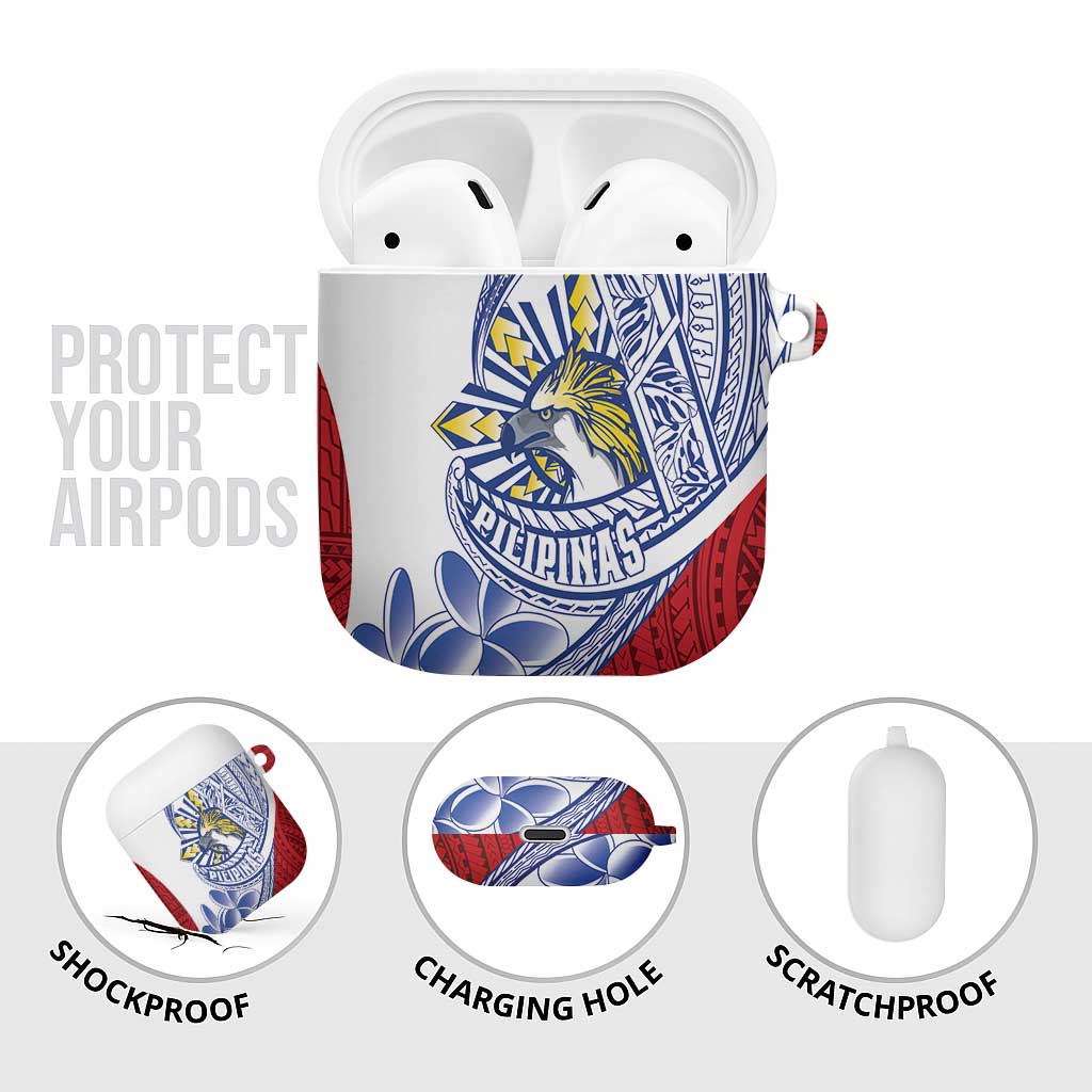 Philippines Eagle Sun AirPods Case Filipino Agila Polynesian Tattoo Flag Color LT14 - Polynesian Pride
