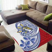 Philippines Eagle Sun Area Rug Filipino Agila Polynesian Tattoo Flag Color