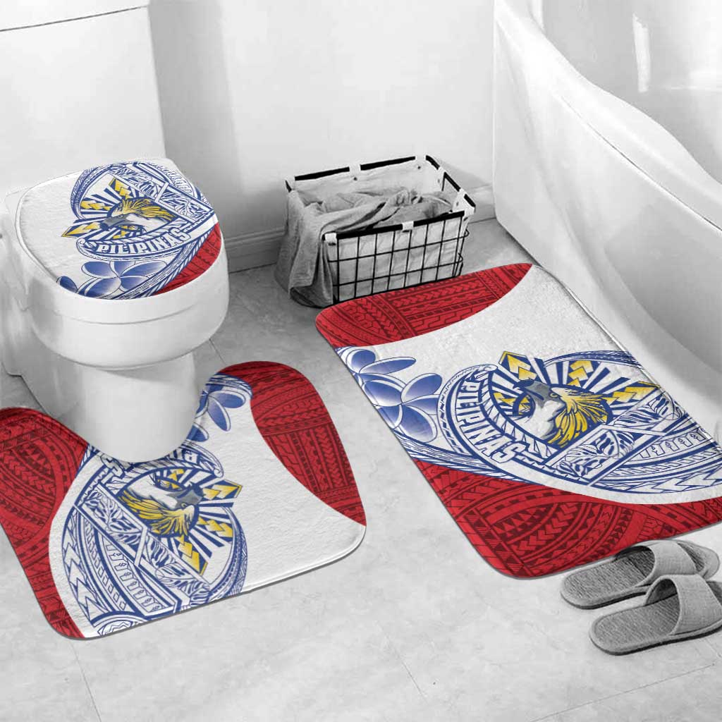 Philippines Eagle Sun Bathroom Set Filipino Agila Polynesian Tattoo Flag Color