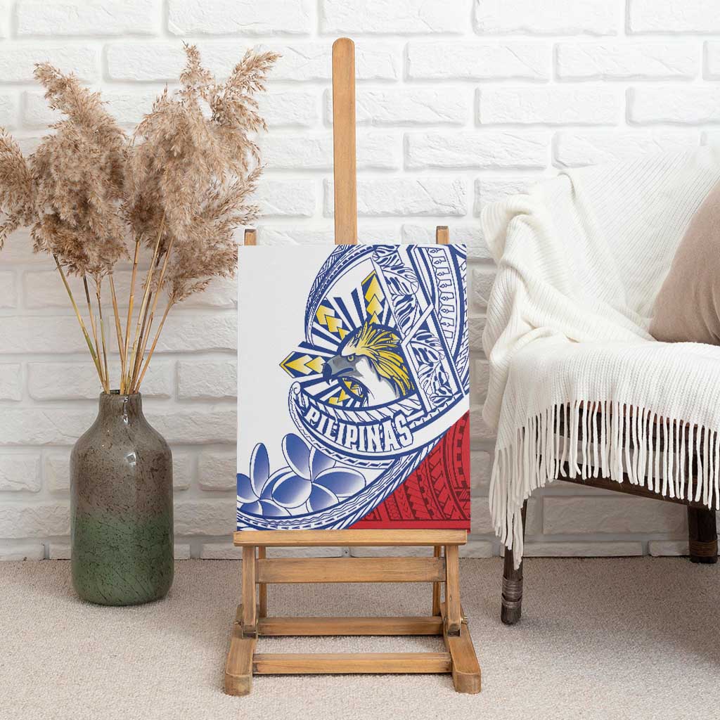 Philippines Eagle Sun Canvas Wall Art Filipino Agila Polynesian Tattoo Flag Color