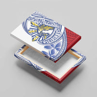 Philippines Eagle Sun Canvas Wall Art Filipino Agila Polynesian Tattoo Flag Color