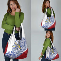 Philippines Eagle Sun Grocery Bag Filipino Agila Polynesian Tattoo Flag Color