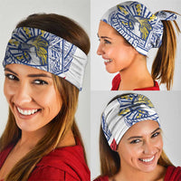 Philippines Eagle Sun Neck Gaiter Filipino Agila Polynesian Tattoo Flag Color