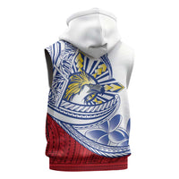Philippines Eagle Sun Sleeveless Hoodie Filipino Agila Polynesian Tattoo Flag Color LT14 - Polynesian Pride