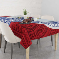 Philippines Eagle Sun Tablecloth Filipino Agila Polynesian Tattoo Flag Color