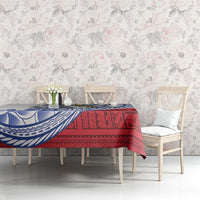 Philippines Eagle Sun Tablecloth Filipino Agila Polynesian Tattoo Flag Color