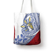 Philippines Eagle Sun Tote Bag Filipino Agila Polynesian Tattoo Flag Color