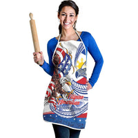 Filipino American History Month Apron Philippines Agila USA Eagle Mix Flag