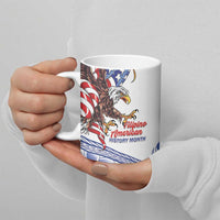 Filipino American History Month Ceramic Mug Philippines Agila USA Eagle Mix Flag LT14 - Polynesian Pride