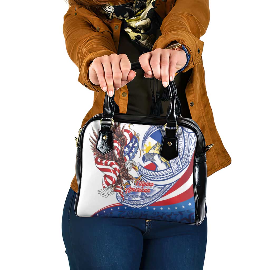 Filipino American History Month Shoulder Handbag Philippines Agila USA Eagle Mix Flag