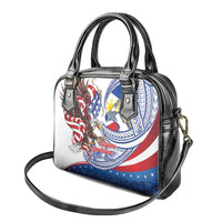 Filipino American History Month Shoulder Handbag Philippines Agila USA Eagle Mix Flag