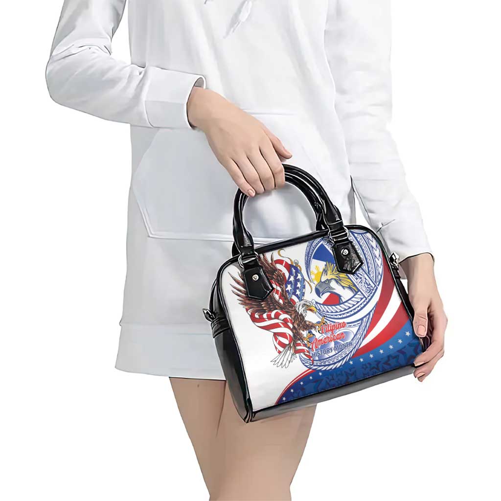Filipino American History Month Shoulder Handbag Philippines Agila USA Eagle Mix Flag