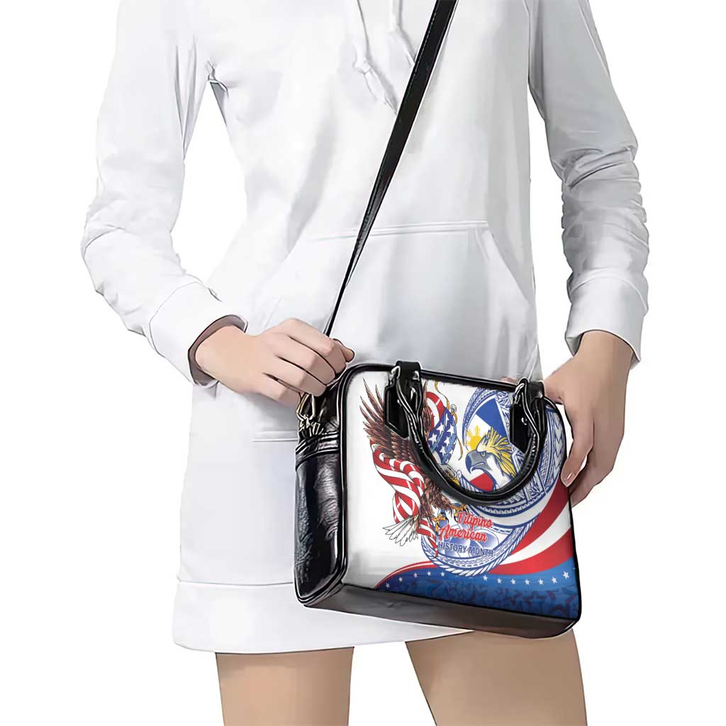 Filipino American History Month Shoulder Handbag Philippines Agila USA Eagle Mix Flag