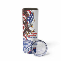 Filipino American History Month Skinny Tumbler Philippines Agila USA Eagle Mix Flag