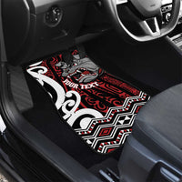Personalised Aotearoa Bulldog Car Mats New Zealand Maori Taniko Art