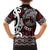 Personalised Aotearoa Bulldog Family Matching Long Sleeve Bodycon Dress and Hawaiian Shirt New Zealand Maori Taniko Art